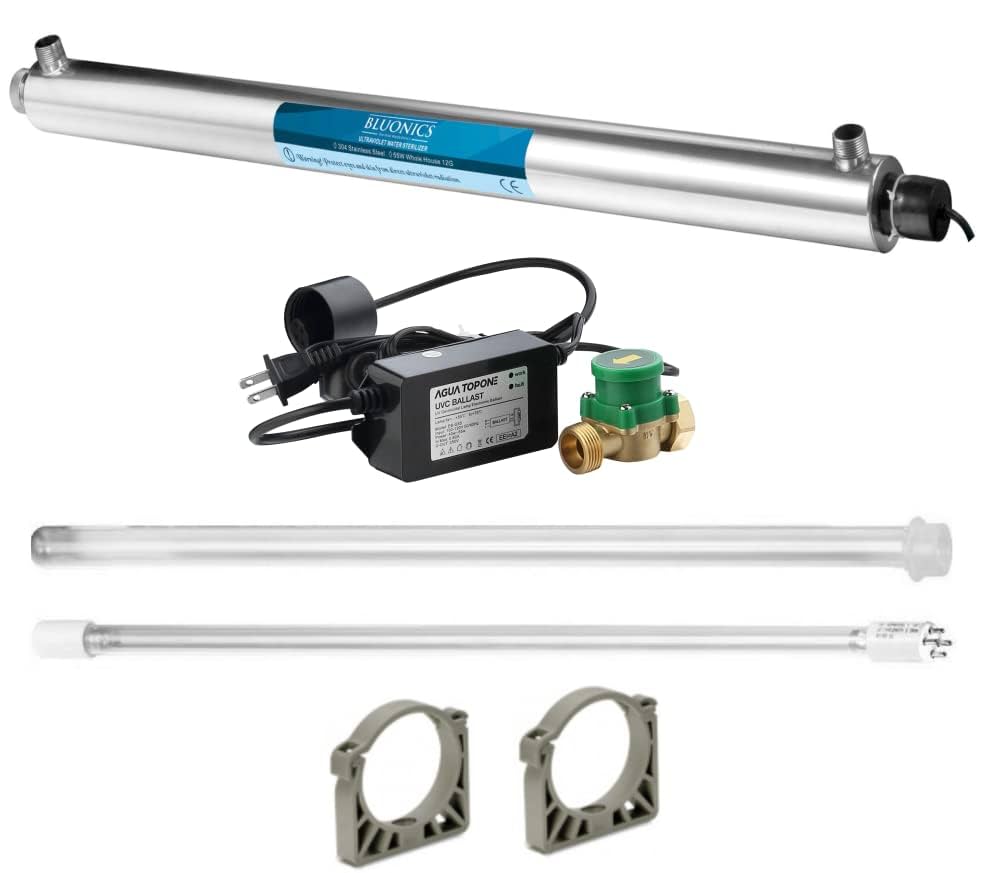 UV Whole House Water Filter Purifier Ultraviolet Light 110V